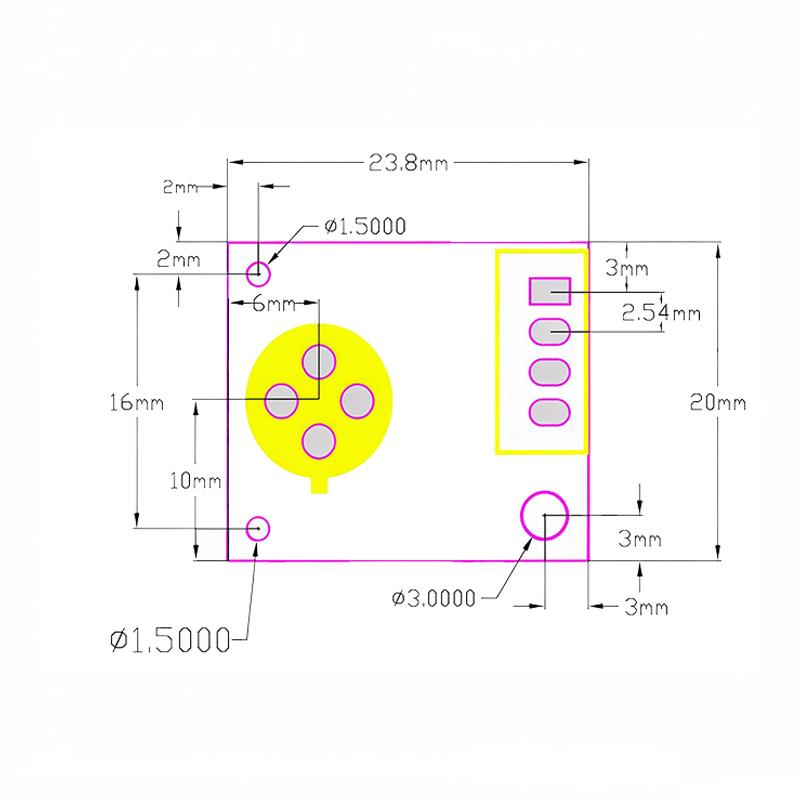 Gesimuleerde CO1 Detectiemodule Koolstofdioxide Gassensor Module Digitale Seriële Signaaluitgang Voor Arduino