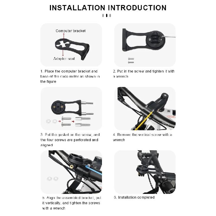 Bicycle Computer Holder Bike Handlebar Camera Mount MTB Stopwatch Speedometer Bracket For Garmin Bryton Gopro Flashlight Holder