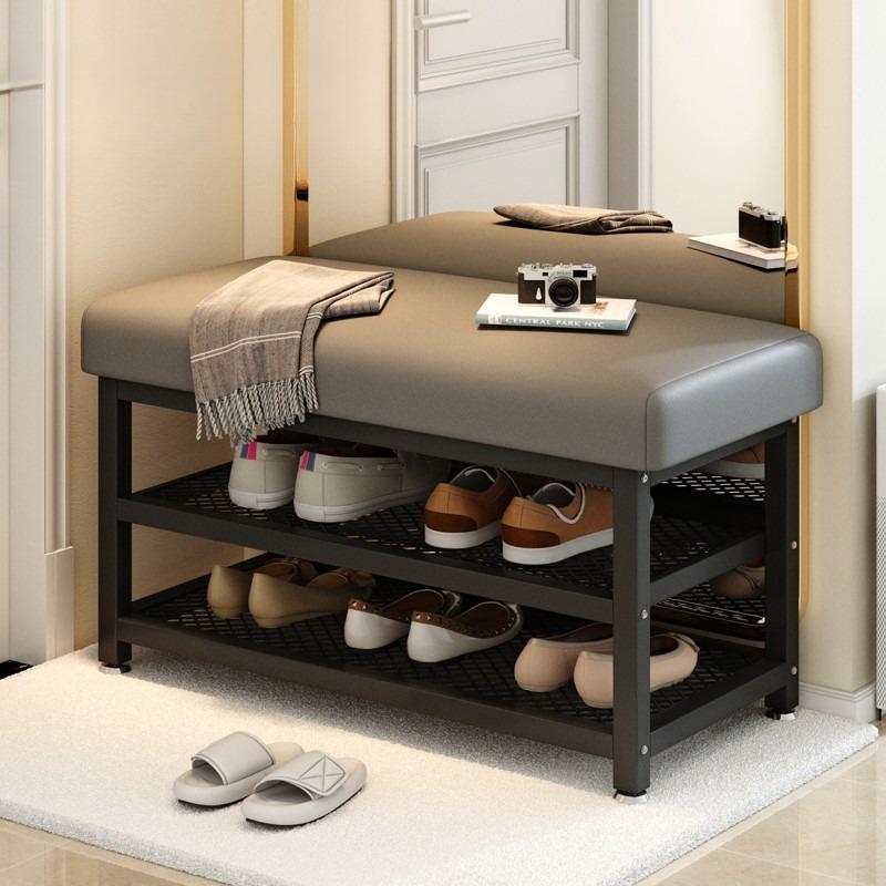 

Табурет для переобувания, шкаф для обуви с сиденьем, входная дверь, скамья с мягкой подушкой, многоярусные табуреты для обуви, компактный шкаф для обуви темно-серого