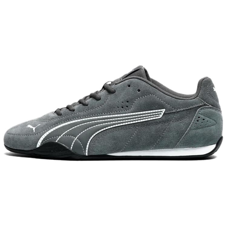 

PUMA Catch 402681-13 Silver Mist Lucite Unisex Retro Racing Casual Sneakers EU 38