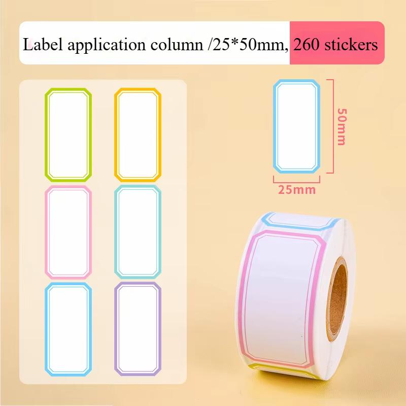 800/500/400pcs roll Colorful Waterproof Self Adhesive Labels Name Tags for Bottles Handwriting Notes Spice Stickers