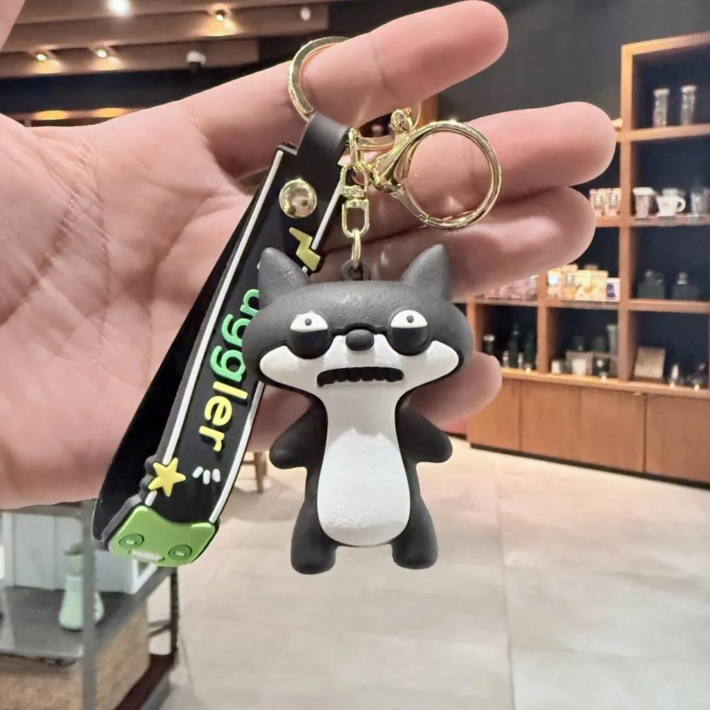New Figure Doll Bag Pendant Key Buckle Car Keychain Couple Backpack Pendant Gifts for Boy Girl