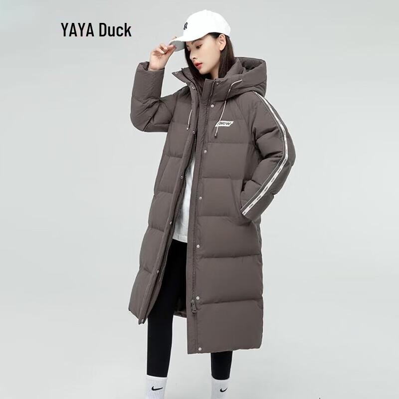 YAYA Women's Versatile Long Down Jacket