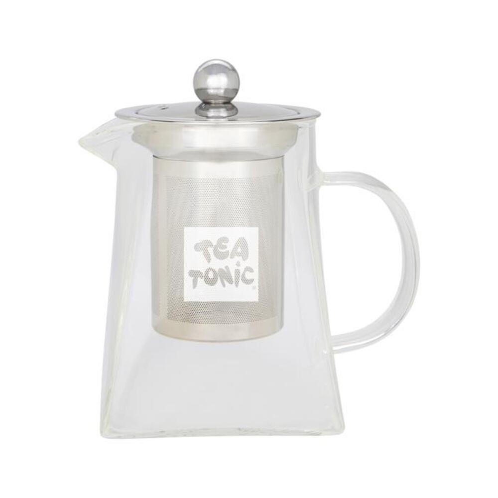 Tea Tonic Glass Tea Pot Square (2 Cup Volume) 400ml