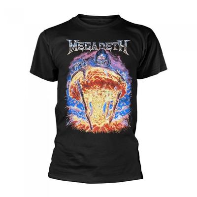 Megadeth Unisex Adult Bomb Splatter T-Shirt