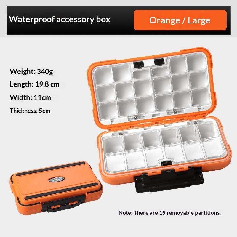 Double Sided Tackle Box Box Fishing Gear Accessory Storage Box Fishing Bait Box Mino Hard Bait Pencil Squid Fake Bait Box
