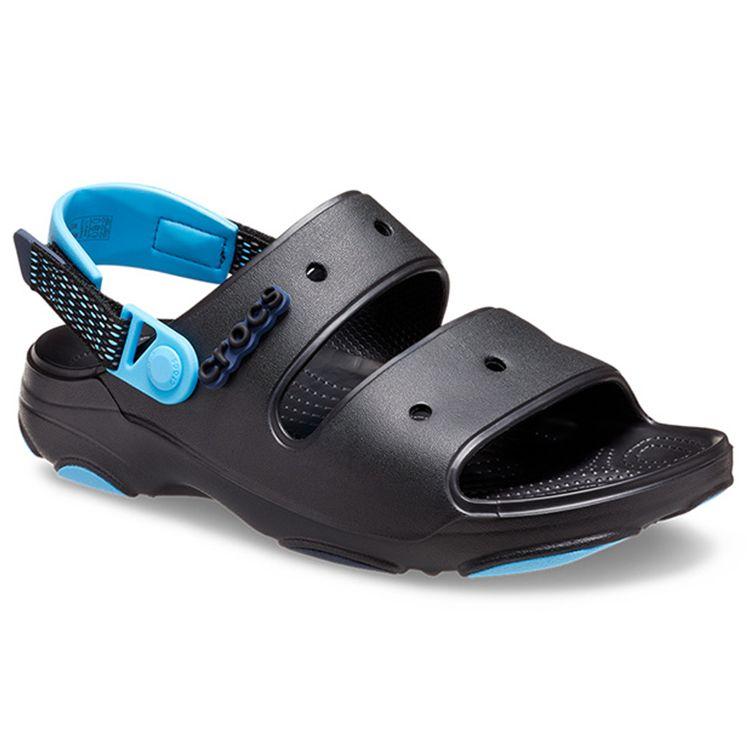 Crocs All-Terrain Sandal EVA Lightweight Comfortable Sports Beach Sandals Men sandals Black Blue 207711-0ZQ