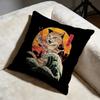 Japanese Style Cat Cushion Cover Soft Decorative Pillow Case Suitable for Bedroom Sofa Car Travel Use
