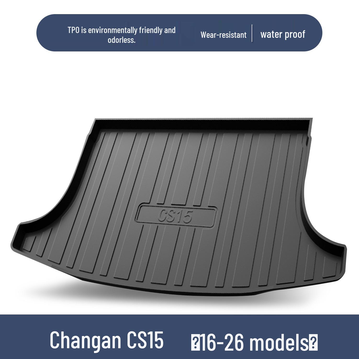 Changan CS15 TPE Trunk Mat Car Interior Decoration Accessories 100x90 cm