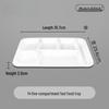 Melamine Multi-Compartment Fast Food Tray