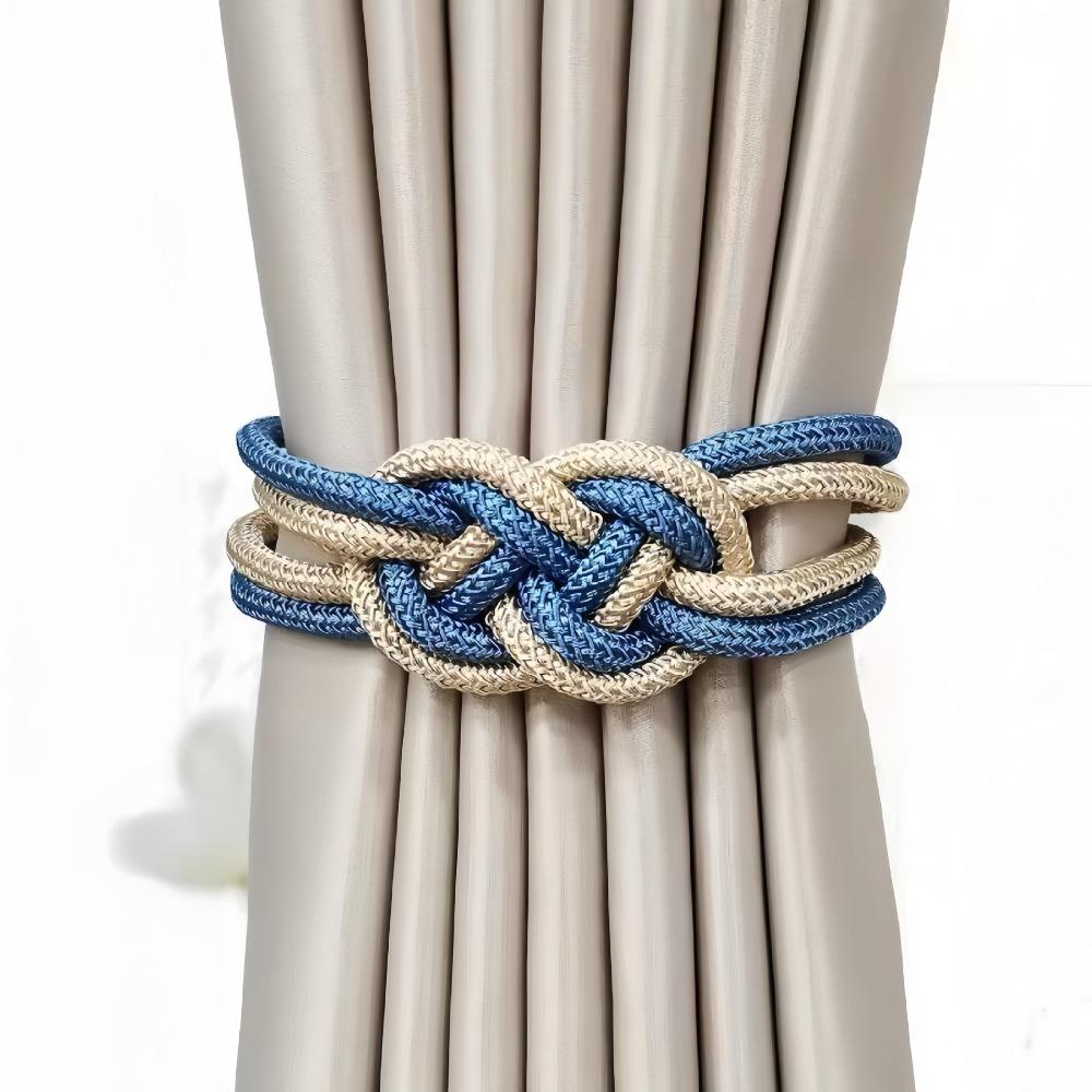 1pc Punch-free Curtain Tiebacks Chinese Knot Holdbacks New Curtain Holders Home Decor