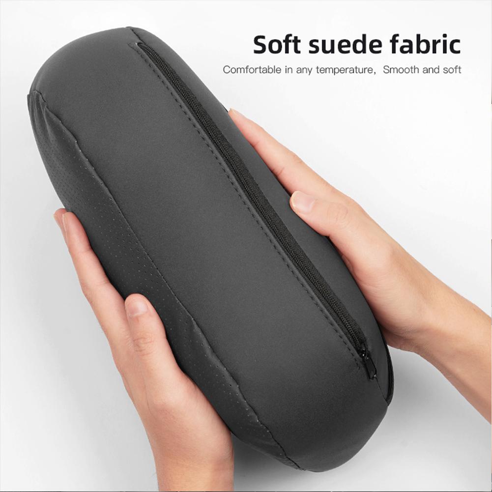 Car Seat Safety Headrest Pad Auto Emblem Neck Pillow For VW Golf T‑Roc Tiguan Polo ID.4 ID.7 Passat T‑Cross Taigo Atlas Beetle
