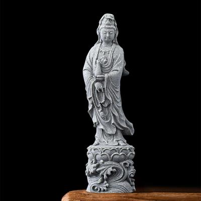 Guan Yin Statue Ornament Traditional Collectible Artwork Feng Shui Decoration for Hallway Living