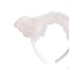 Angel Headband Hair Band Cute Headdress Devil Cosplay Headwear Feather for Photo Props