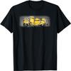 Despicable Me Minions Group Mug Shot Graphic T-Shirt T-Shirt