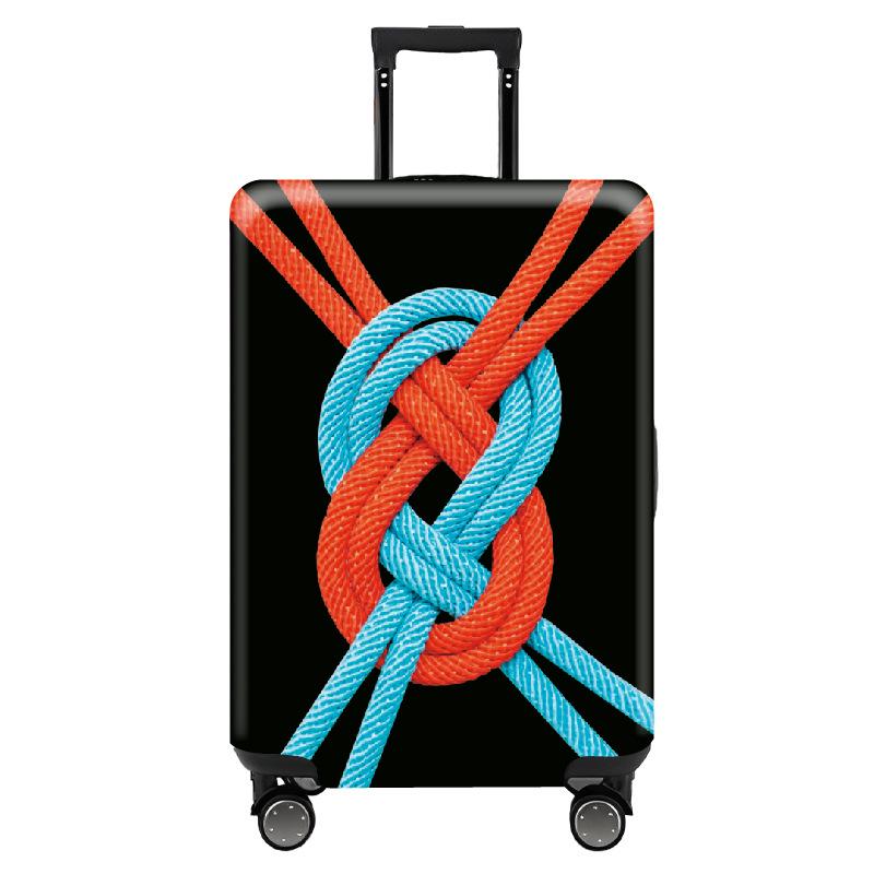 Trendy Elastische Bagagebeschermhoes voor Zakelijke Reis Koffers