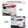 LED Rear Bumper Reflector Light For Hyundai Elantra 2012 2013 2014 Stop Brake Tail Light Fog Lamp with turn signal