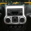 Center Console Dashboard Panel Trim Cover for Jeep Wrangler JK 2011-2017 Silver