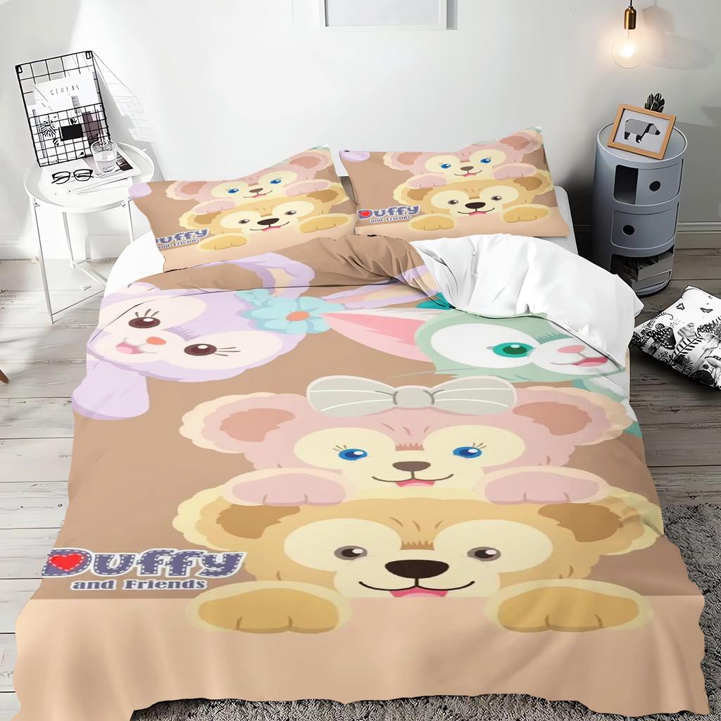 Duffy StellaLou 3-Piece 1 Quilt Cover One Piece Bedding Set Comforte Luxus Exquisite Birthday Gift 100% Polyester Home Decor