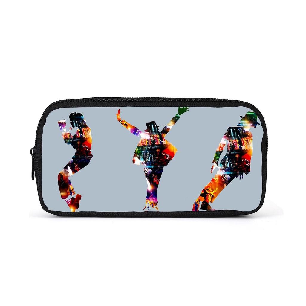 Michael Jackson Student Pencil Case - Simple Style Printed Stationery Bag