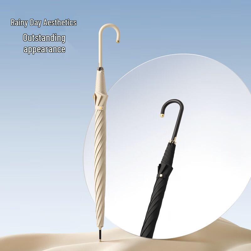 Semi-automatic Long Handle Straight Umbrella