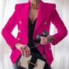 Women's 2025 Autumn/Winter Solid Color Fashion Casual Short Suit Jacket