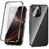 iPhone 16 Pro Max Case, Magnetic Dual Glass, Black