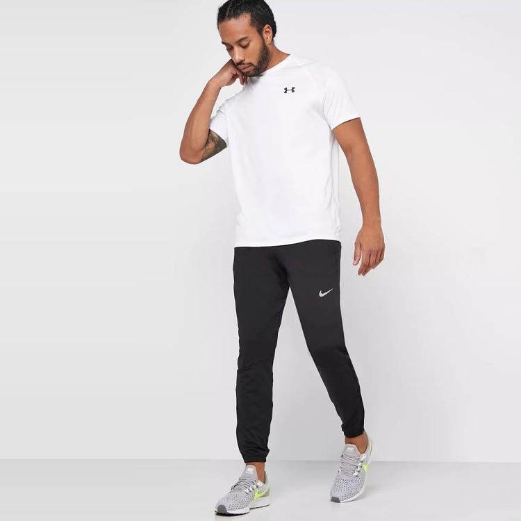 New Nike Knitted Sweatpants Men Black DB4108-010