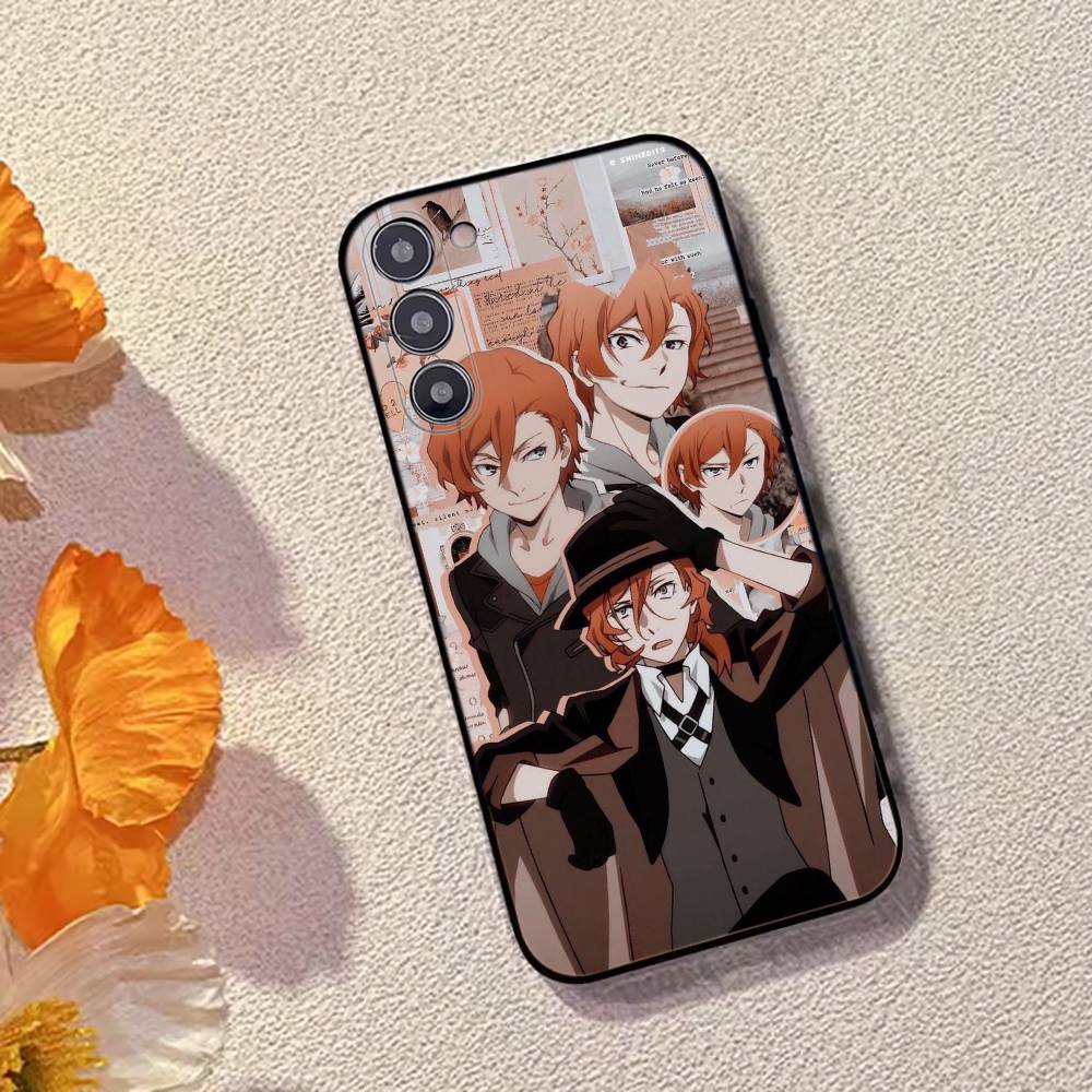 Bungo Stray D-Dogs Nakahara Chuuya Phone Case For Samsung Galaxy A73,A72,A71,A70,A53,A52,A51,Soft Silicone Black Cover