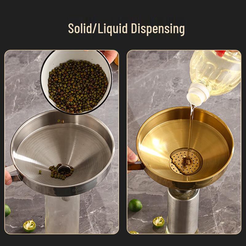 HUIHUADU Stainless Steel Kitchen Funnel