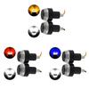 1 Pair Motorcycle LED Turn Lights Night Riding Safety End Mount Signal Lamps Motorbike Indicators Automobile Outdoor Lighting