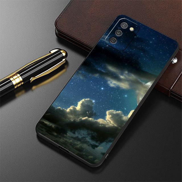 Sky Full Moon Fall Funda Für Samsung Galaxy A32 A71 A22 A12 A72 A11 A52 5g A51 4g a13 A21s A41 A23 A73 Silikon Coque