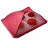 Umbrella Shape Food Cover Breathable Mesh Dining Table Dish Tent Pop-Up Mesh Screen  Kitchen Use