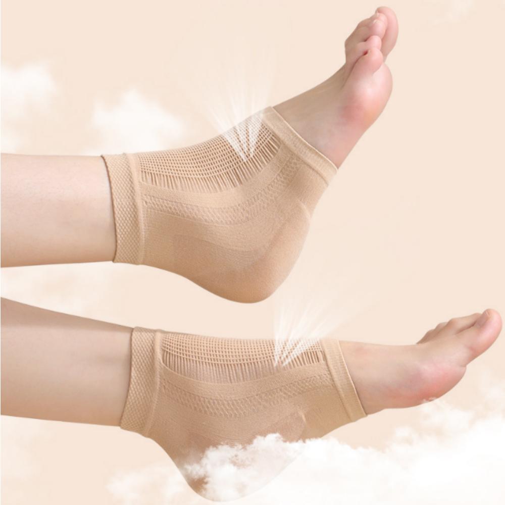 Body Rex Heel Exfoliation Silicone Moisturizing Pad, Skin, 2 Sets, 2 Pieces