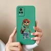 Case For Vivo V20 S16 Y77 S19 S10 V17 Y75 Lovely Bear Liquid Silicone Phone Cover Lens Protection High Quality Anti Slip Durable Shell For Vivo Casing