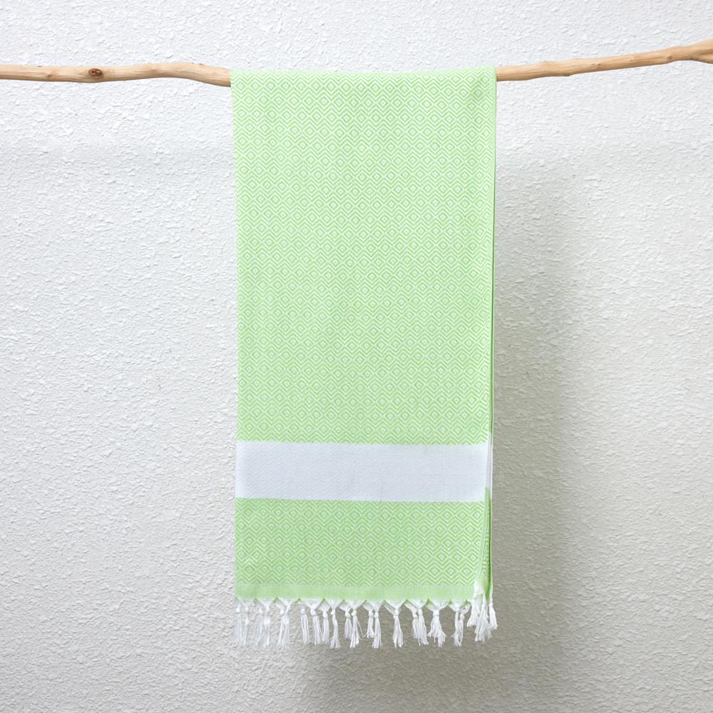 Geometry Pattern Beach Towel With Fast Dry Cotton Blend For Home And Travel Use