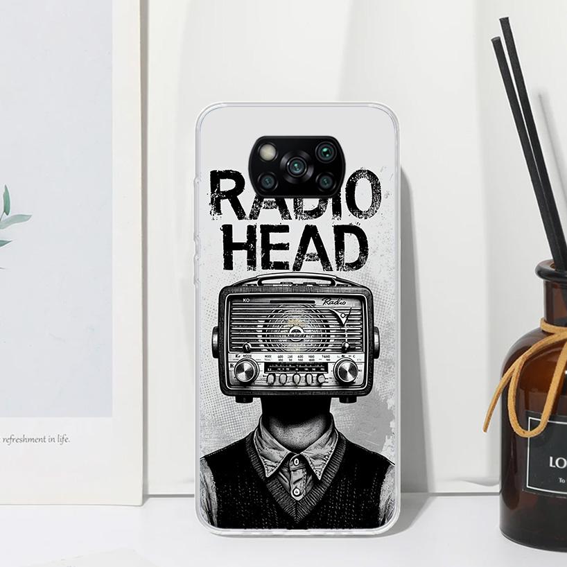 Bnad R-Radiohead Phone Case For Xiaomi Poco X7 X6 X5 M7 M8 Pro F7 Ultra Redmi 15C 15 13C 13 12C 12 10 10C 10A Art Fundas Poco X7