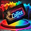 Vintage Blechschild Retro Neon Metall Wandkunst Dekor Haus Café Bar Küche