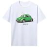 Summer Classic Car Top Retro Car Pattern T-shirt Men's and Women's Creative Picture Collar Printing Pure Cotton Short Sleeves