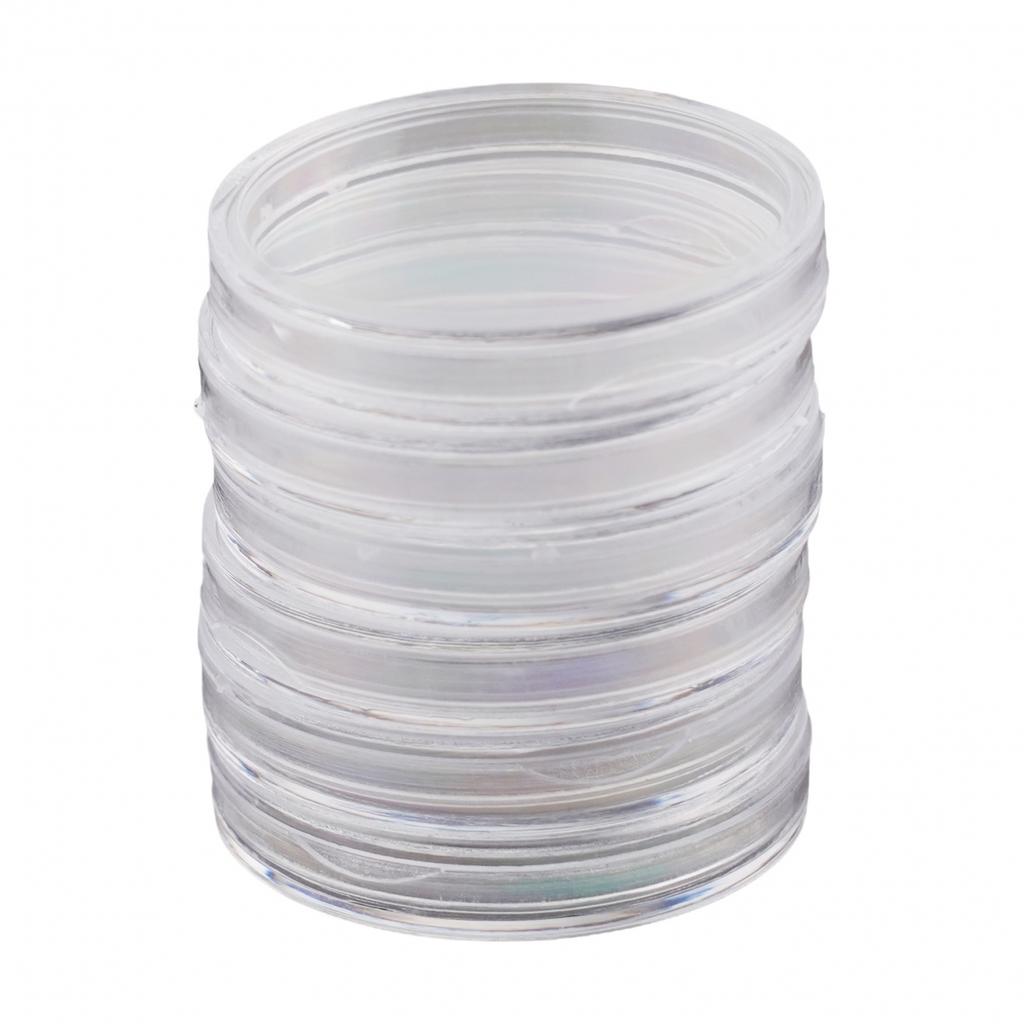 Supplies Coin capsules Holders Cases Plastic Clear Transparent Organizer