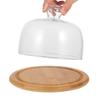 Cake Display Tray Useful Serving Plate Multipurpose Food Dessert Butter Dish with Lid Creative Bread Stand Cheesecake Server