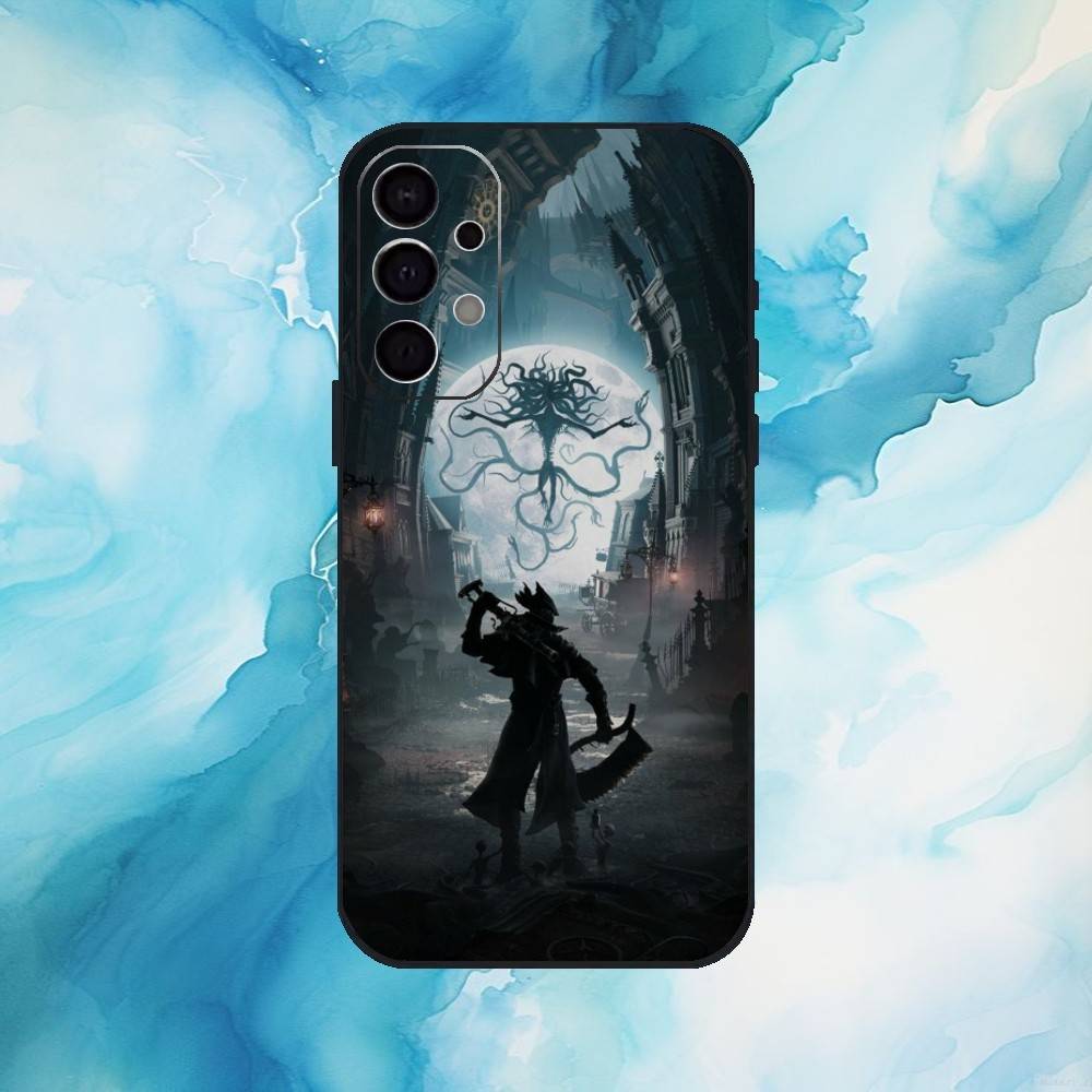 Spiel B-Bloodborne Handyhülle Für Samsung Galaxy A73,A72,A71,A70,A53,A52,A51,Weiche Silikon Schwarz Hülle