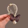 Women's Tassel Rhinestone Hair Clip Exquisite Glitter Maruko Headband Hair Clip  Valentine's Day Gift For Girlfriend Wife