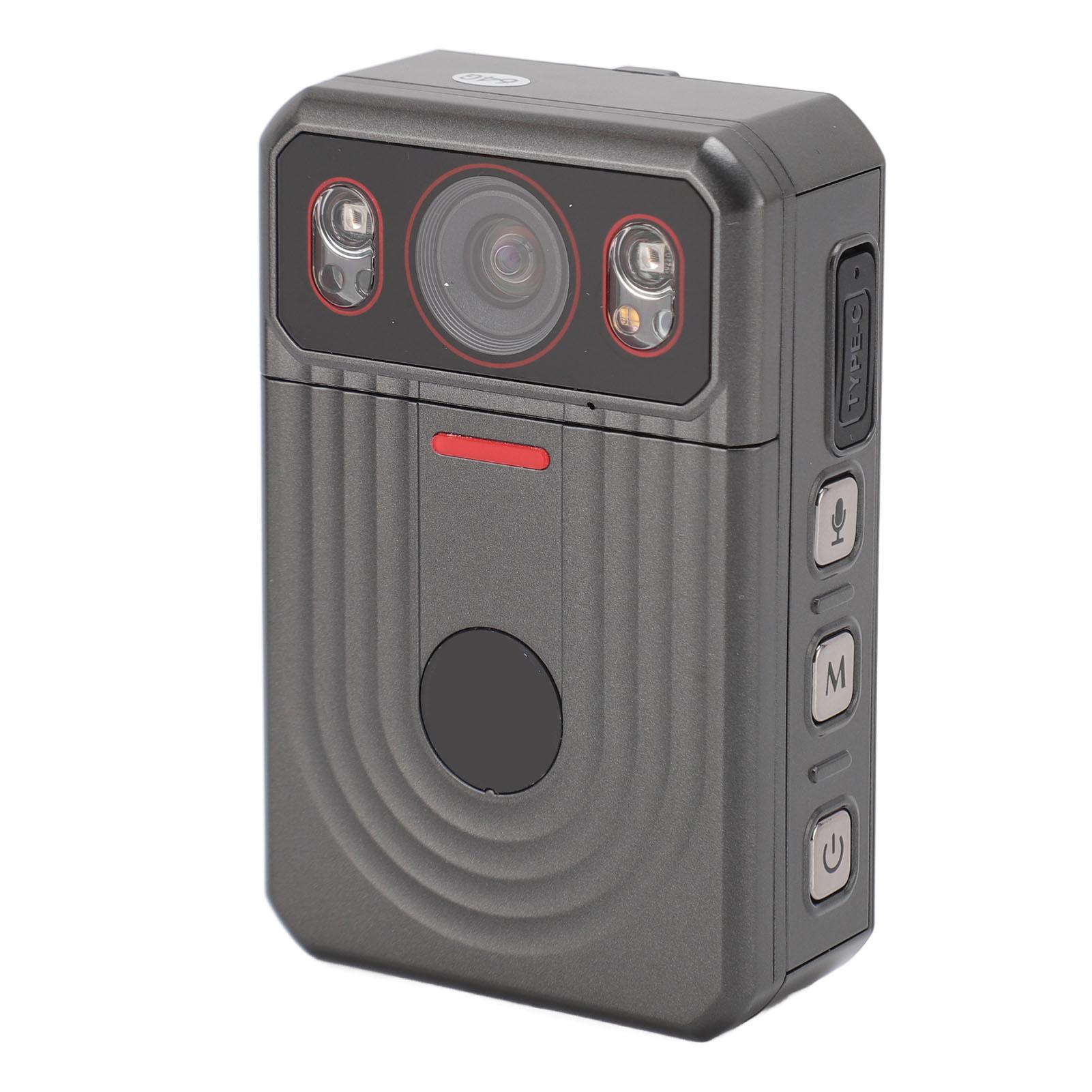 

4G 2K Body Worn Camera Built in 64GB 2.4in Infrared Night Vision 3300mAh Battery IP68 Waterproof