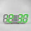 3D Wall Clocks Nordic Digital Alarm Clock Hanging Watch Snooze Table Clocks Calendar Thermometer Electronic Clock Digital Clock
