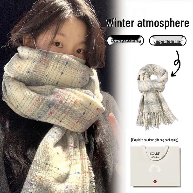 

Nanjiren Women s Korean Style Winter Warm Scarf & Shawl One Size