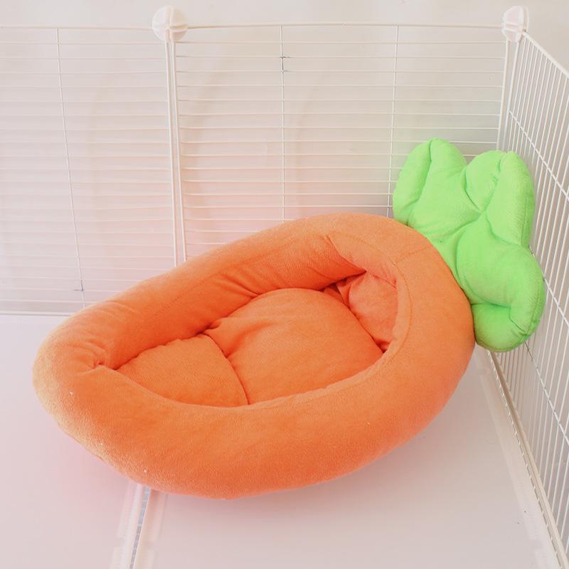 Autumn-Winter Warm Cartoon Pet Bed for Small Animals