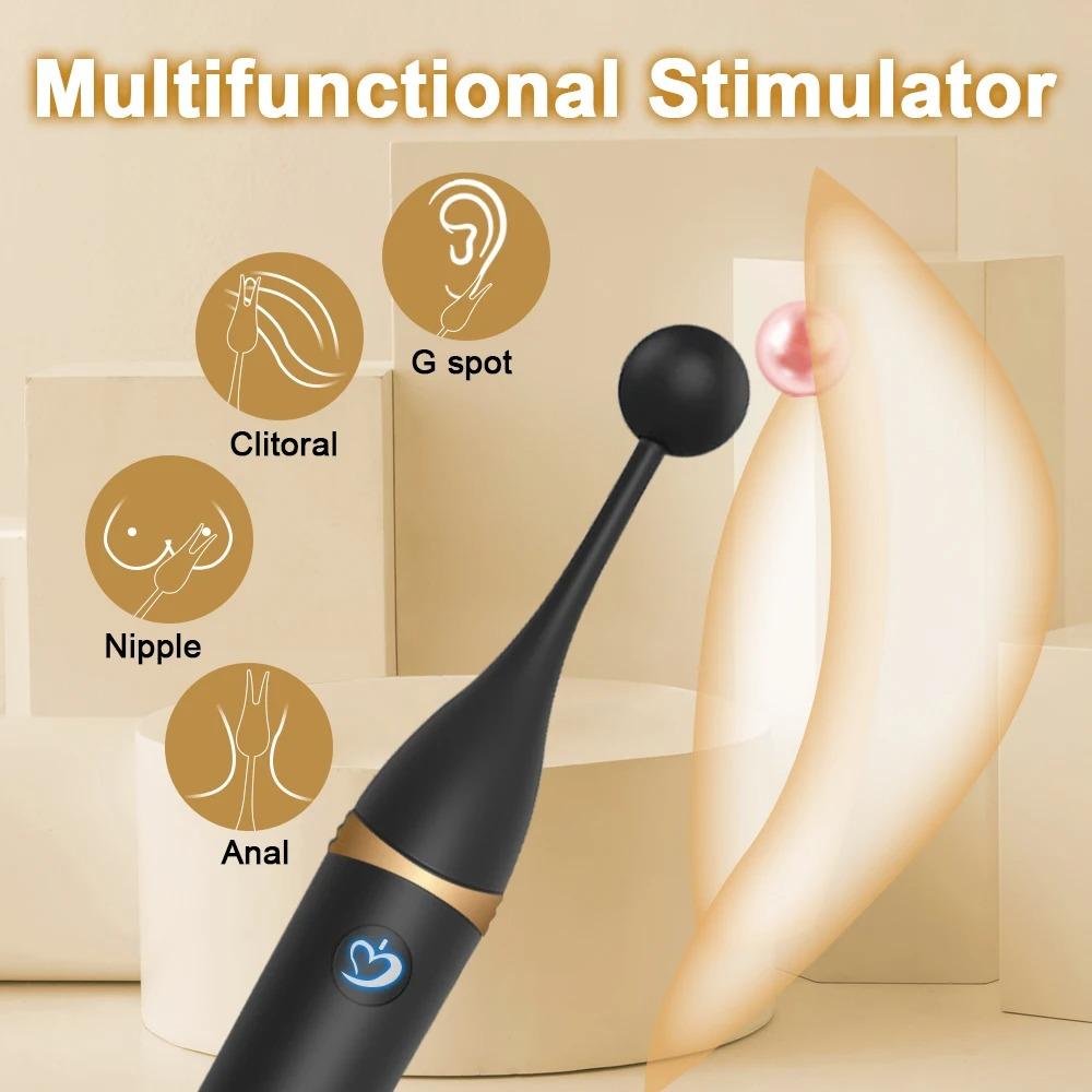 Premium 10-Speed G-Spot & Clitoral Silicone Vibrator with 3 Heads – Waterproof Rechargeable Female Masturbation Toy for Adults