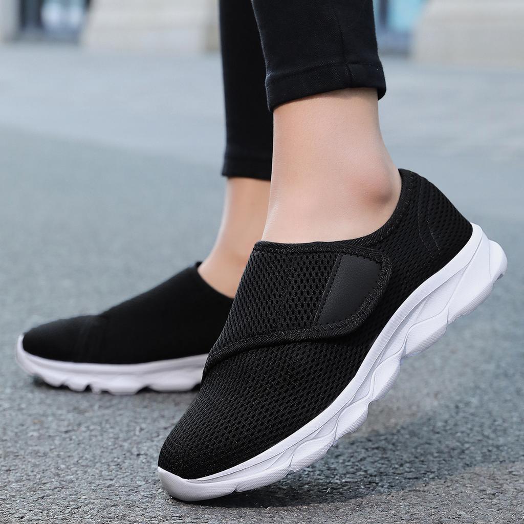 Large size mesh breathable casual shoes flat single shoes lightweight comfortable shoes casual shoes