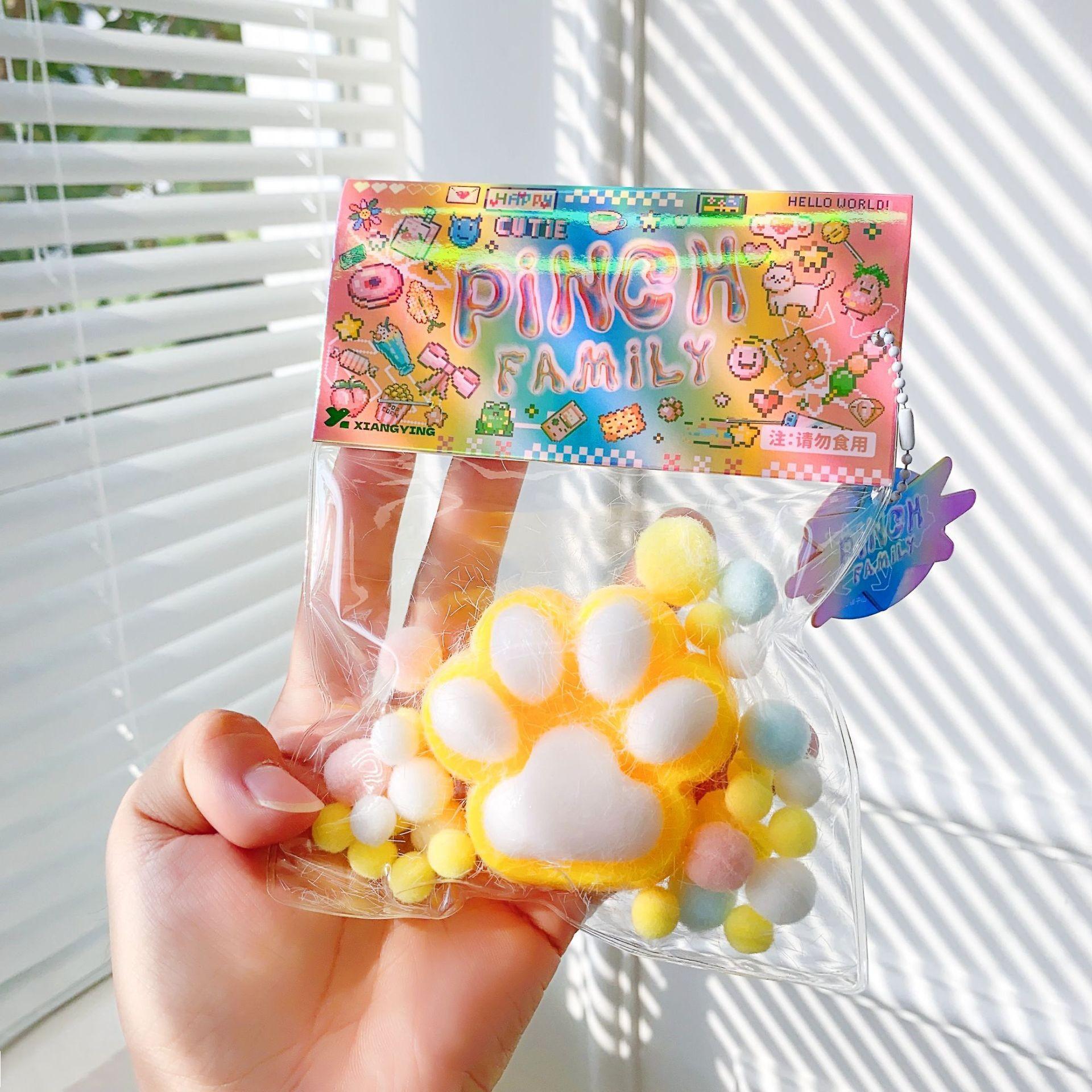 

Мягкий и липкий силиконовый кошачий коготь, животное-пончик, плюшевая игрушка для сжимания, медленно восстанавливающая форму, игрушка для снятия стресса, детский игрушечный подарок